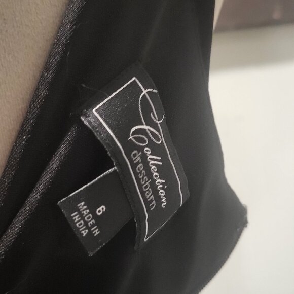 Dressbarn Size 6 Tummy Control Black Dress with tags - Picture 6 of 7
